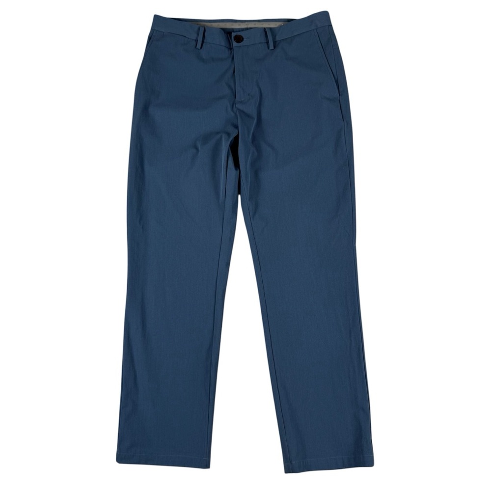 Ministry of Supply Golf Chino Pants Flat Front Casual Comfort Blue Men’s 34x30